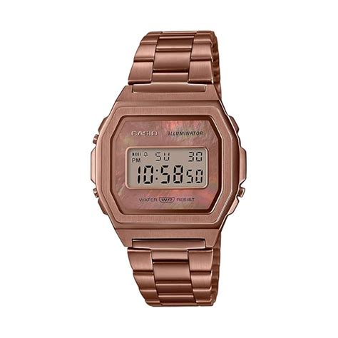 casio vintage series rose gold